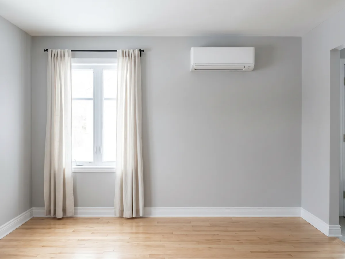 Après — Du climatiseur de fenêtre à la thermopompe murale